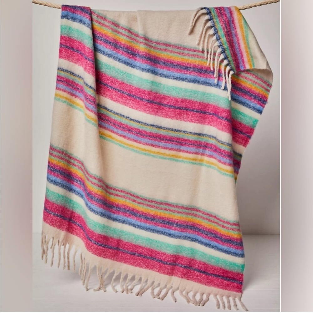 FREE PEOPLE SKYE STRIPE BLANKET
